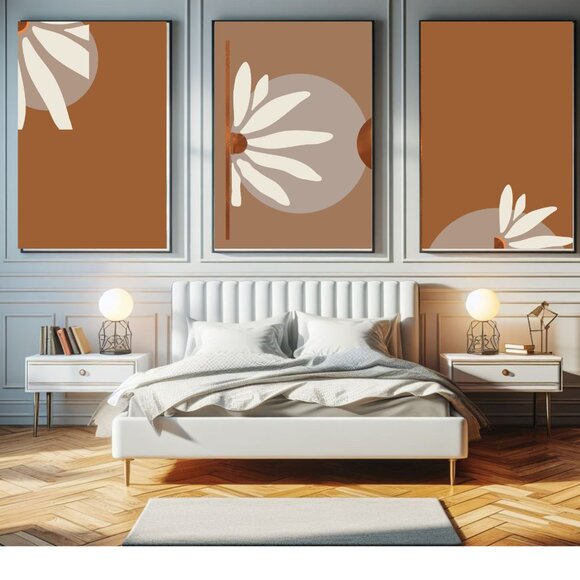 Abstract Digital Prints l Floral Graphic Print l Minimalist l Botanical and Mode - Picture 3 of 10